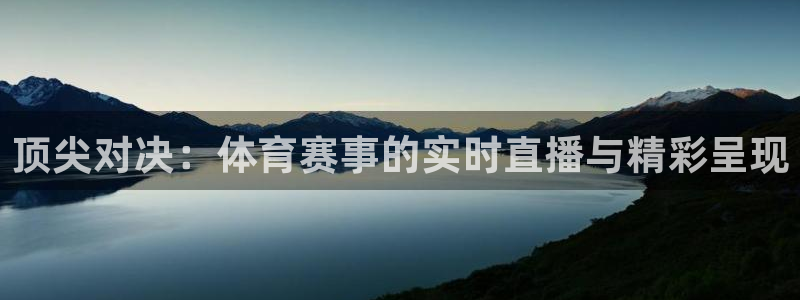 顶尖对决：体育赛事的实时直播与精彩呈现
